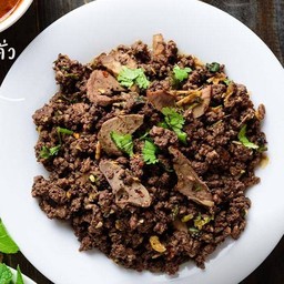 ลาบคั่วหมู(แบบเหนือ)