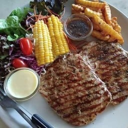 หมูพริกไทยดำX2ชิ้น