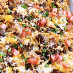 Loaded Cheesy Nacho + Drink