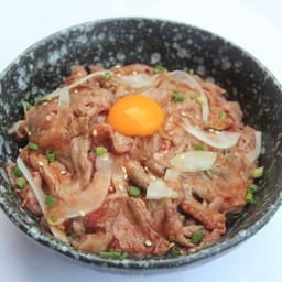 ข้าวหน้าเนื้อวากิว