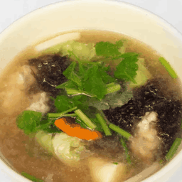 แกงจืดเต้าหู้หมูเด้ง
