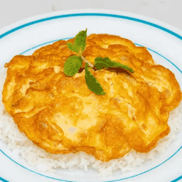 ข้าวไข่เจียวเอ็นไก่