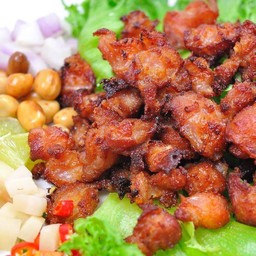 แหนมเอ็นไก่ทอด