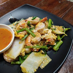 สุกี้แห้งทะเล