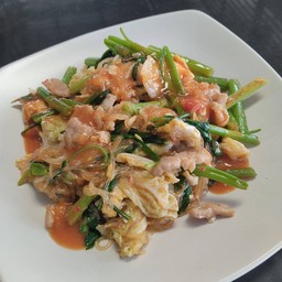 สุกี้แห้งหมู