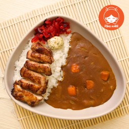 ข้าวแกงกะหรี่ไก่ย่าง (Grilled Chicken Curry)