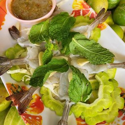 กุ้งแช่น้ำปลา