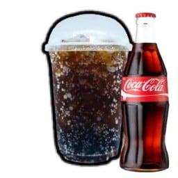 โค้กแก้วโอ่ง(โค้กขนาด500มล)แยกน้ำแข็งให้นะค่ะ