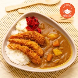 ข้าวแกงกะหรี่กุ้งคัตสึ (Shrimp Katsu Curry)