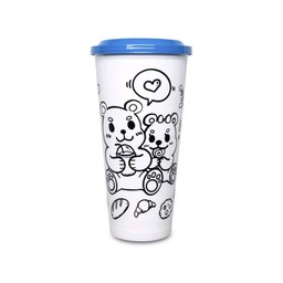 โกโก้ เมล่อนนมสด แก้วแฟนซี