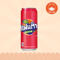 แฟนต้า รสสตรอว์เบอร์รี่  (Fanta Strawberry Can)