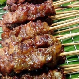 หมูปิ้งโบราณ(ฟ้าคราม)