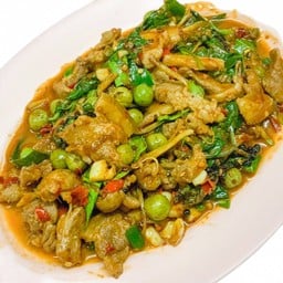 หมูป่าผัดเผ็ด