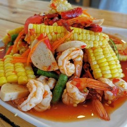 ตำไทยกุ้งสุก