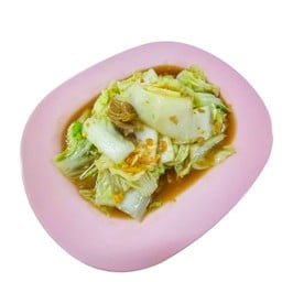 ผักกาดขาวผัดปลาเค็ม