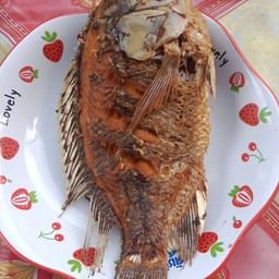 ไก่บ้านต้มนำ้ปลาสูตรบ้านโป่ง _