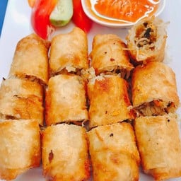 ปอเปี๊ยะทอด สามเห็ด