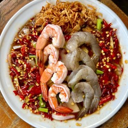 ตำเหลากุ้ง สด-สุก