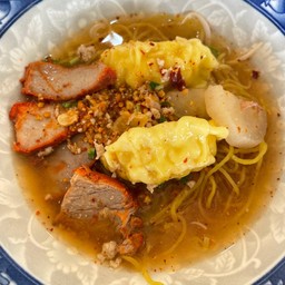 บะหมี่เกี๊ยวกุ้งต้มยำ