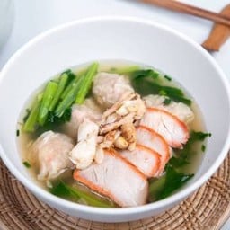 เกี๊ยวกุ้ง โรยปู