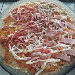 ไข่ พริกเผา  ปูอัด หมูหยอง