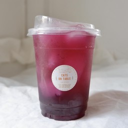 ชาอัญชันน้ำผึ้งมะนาว