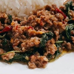 กะเพราเนื้อสับ
