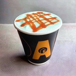 Peppermint Caramel Milk - HOT