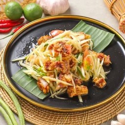 ตำหมูกรอบ