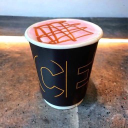 Strawberry Caramel Milk - HOT