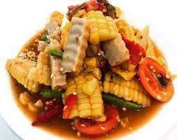 ตำข้าวโพดหมูยอ