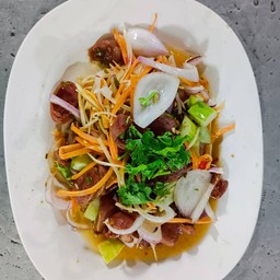 ยำรวมมิตร ปลา,ก๋ง,หมึก