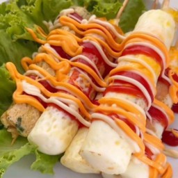 ร้อยไส้ ไข่ม้วนทรงเครื่อง แยกโค้ก