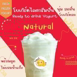 โยเกิร์ตไอศกรีมปั่น รสธรรมชาติ