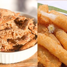 Combo of Sticky Snacks + Fried Bananas