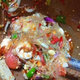 ยำวุ้นเส้นรวม(ใส่น้ำปลาร้า)