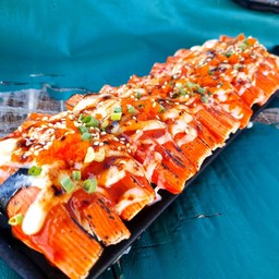 ปูอัดย่างซอส