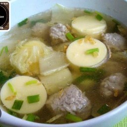 ต้มจืดเต้าหู้หมูสับผักกาดขาว