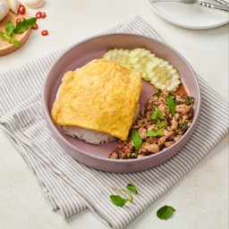 ข้าวผัดกระเพราหอม