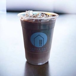 Iced Hojicha (Non-Dairy)