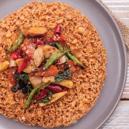 ข้าวกระเพราไข่ฟู มัง