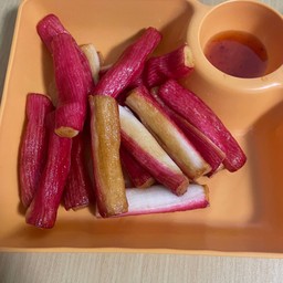 ปูอัดทอด 10 ชิ้น พร้อมน้ำจิ้ม