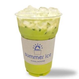 ชาเขียวนม (ร้อน,เย็น,ปั่น)