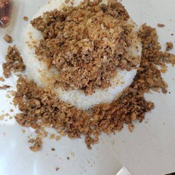 [อร่อยซ่ากับโค้ก]  ข้าวไก่สับกะเทียมพริกไทย+โค้ก