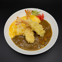 G11 - ข้าวแกงกะหรี่ ไข่ลาวา กุ้งเทมปุระ