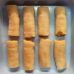 ปลาม้วนไข่เค็ม
