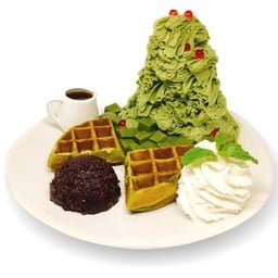 มัทฉะกรีนทีวาฟเฟิล