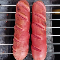 ไส้กรอกรมควัน ย่าง