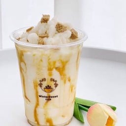 นมสดคาราเมล ปั่น