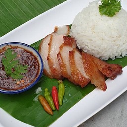 ข้าวคอหมูย่าง